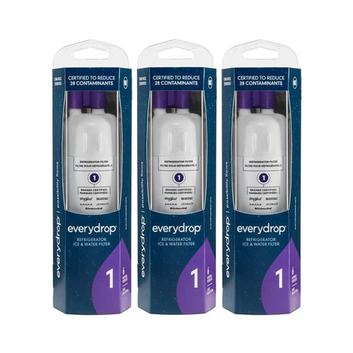 3-Pack Everydrop Water Filter 1 – W10295370A EDR1RXD1 Refrigerator Water Filter Replacement Fridge Filter